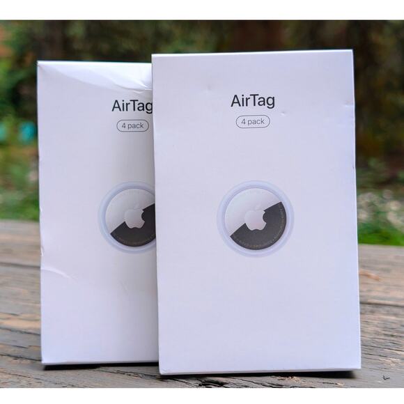 Brand New, Factory Sealed Apple AirTag 4-Pack - Picture 1 of 10